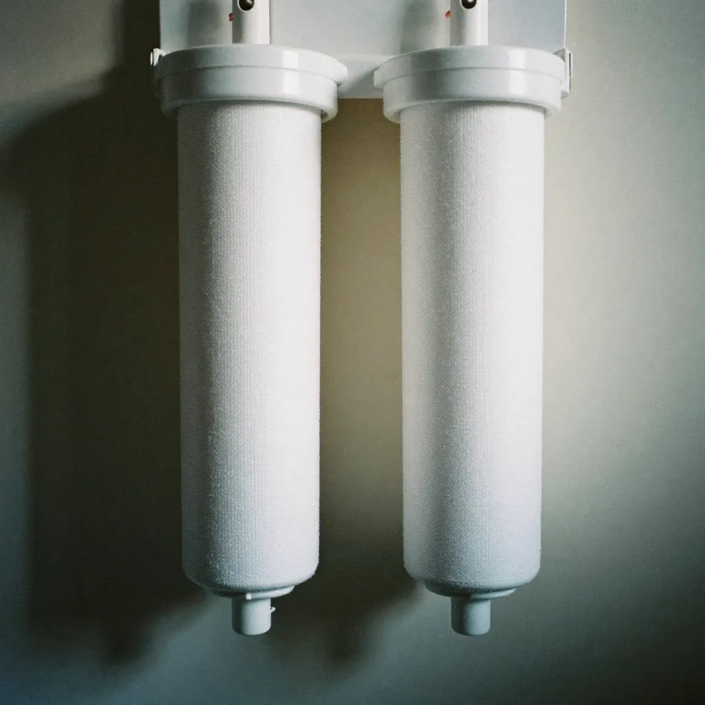 Water filtration system with natural materials